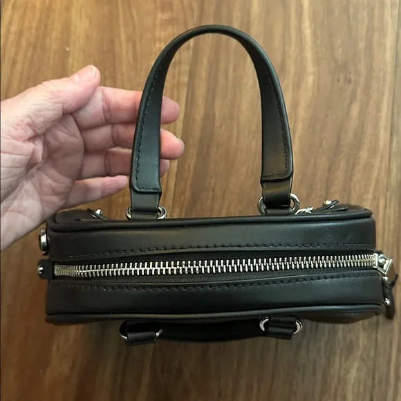 MICHAEL Michael Kors Williamsburg Extra Small Bowling Crossbody Bag Black - Picture 9 of 12